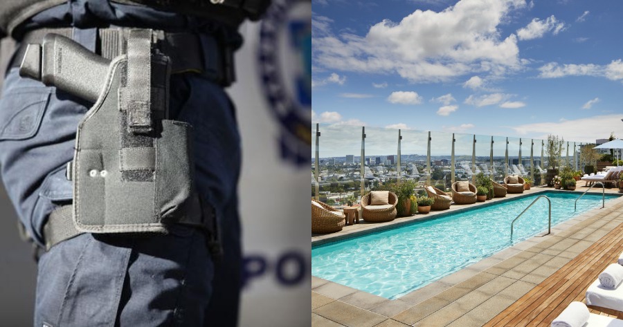 Απόστρατος αστυνομικός κυκλοφορούσε οπλισμένος σε πισίνα ξενοδοχείου